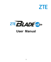 Zte blade V8 PRO User Manual