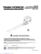 Task Force 24013 Operator's Manual