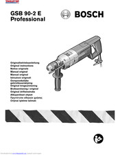 Bosch GSB 90-2 E Professional Original Instructions Manual