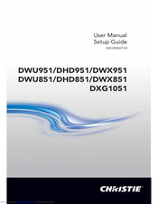Christie DWX851 User Manual