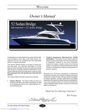 Sea Ray Boats 52 Sedan Bridge Owner's Manual