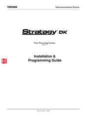 Toshiba Stratagy DK Installation & Programming Manual