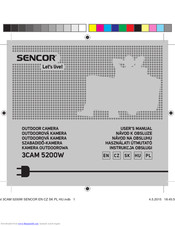 Sencor 3CAM 5200W User Manual