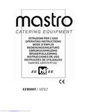 mastro EFB0005 Operating Instructions Manual