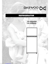 Daewoo FR-1020ARS Instruction Booklet