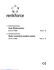 Renkforce 1414020 Operating Instructions Manual