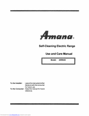 Amana ARR630 Use And Care Manual