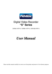 ProVisual DVR401-ATIP-S User Manual