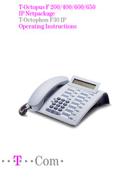 Telekom T-Octophon F30 IP Operating Instructions Manual