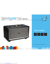 Stereoboomm 700 RETRO User Manual