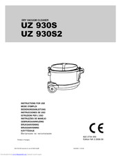 Nilfisk-Advance UZ 930S2 Instructions For Use Manual