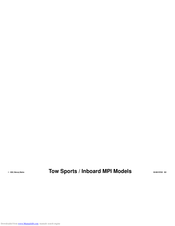 Mercury TowSport Inboards Manual