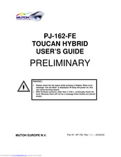 MUTOH Toucan Hybrid PJ-162-FE User Manual