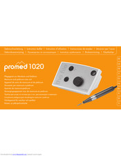 ProMed 1020 Instructions Manual
