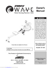 STAMINA WAVE 1445 Owner's Manual