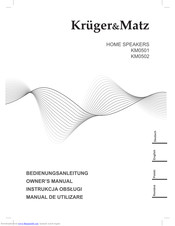 Kruger&Matz KM0502 Owner's Manual