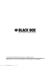 Black Box PI756AE Manual