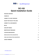 Hides DC-105 Quick Installation Manual