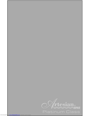 Artesian Spas platinum series User Manual