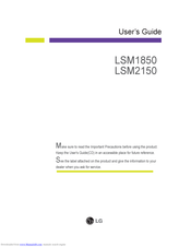 lg LSM1850 User Manual