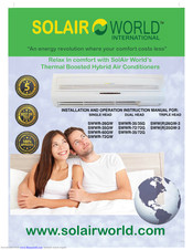 Solair World SWW(R)35GW-3 Installation And Operation Instruction Manual