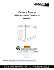 Generac Power Systems 0K2502SPFR Owner's Manual