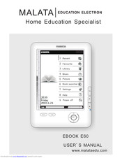malata E60 User Manual