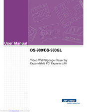 Advantech DS-980GL User Manual