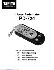 Tanita PD-724 Instruction Manual