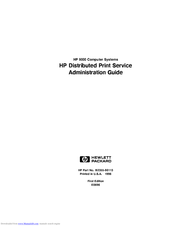 HP LaserJet 9000 Administration Manual
