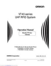 Omron V740-BA50C22A-US Operation Manual