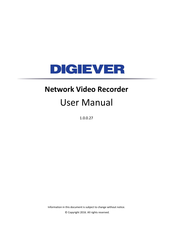 Digiever DS-8300-RMP Pro+ Series User Manual