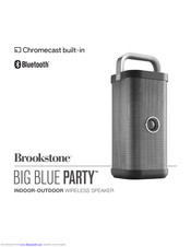 brookstone big blue party speaker manual