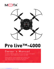 MOTA Pro live-4000 Owner's Manual