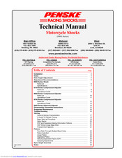 Penske 8900 series Technical Manual