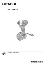Hitachi WH 18DBDL2 Handling Instructions Manual