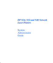 Xerox DP N40 System Administrator Manual