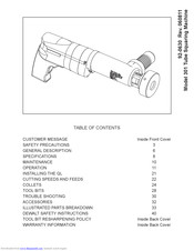 TRI tool 301E110QL User Manual