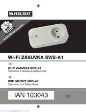 Silvercrest Wifi Socket SWS-A1 Operation And Safety Notes