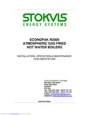 Stokvis Energy Systems ECONOPAK R2000 Installation, Operation & Maintenance Documentation