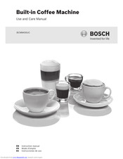 Bosch BCM8450UC Use And Care Manual