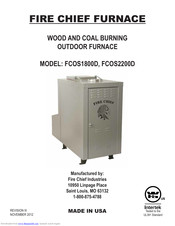 Fire Chief FCOS2200D Owner's Manual