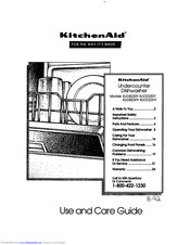 KitchenAid KUDD23HY Use And Care Manual