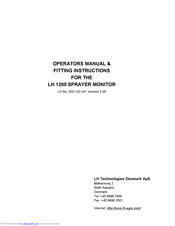 LH Argo LH 1200 Operator's Manual