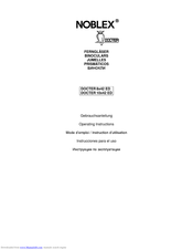 Noblex DOCTER 8x42 ED Operating Instructions Manual