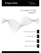 Kruger&Matz KM0517 Owner's Manual