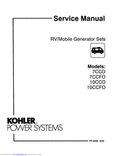 Kohler 10CCFO Service Manual