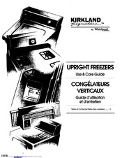 Kirkland Signature SVF12FRHW Use And Care Manual