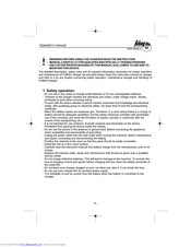 Fubag DRIVE 700/24 Operator's Manual