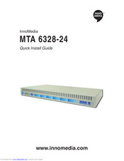 InnoMedia MTA 6328-24 Quick Install Manual